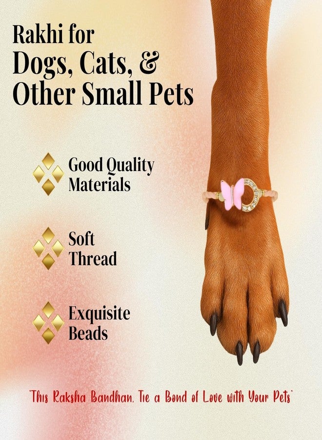 Western Era Stylish Pet Rakhi for Dog & Cat | Roli Chawal | Handcrafted Raksha Bandhan Gift for Your Furry Brother | Love, Tradition & Bonding | Designer Rakhi | Celebrate Pawsome Love (Style 35) - Image 5